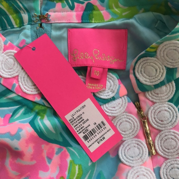 Lilly Pulitzer Jonna Romper Ibiza Pineapple Shake NWT - Picture 8 of 10